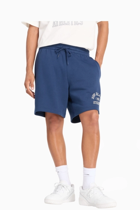 Shorts New Balance Fleece Graphic - Blue