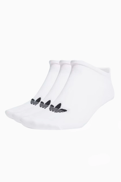 Zokni adidas Trefoil Liner Socks 3 Pairs - Fehér