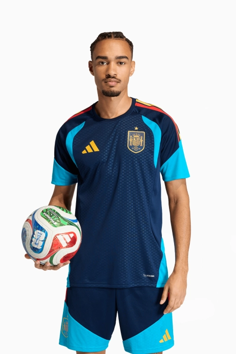 Тениска adidas Испания 2026 Training - тъмносин