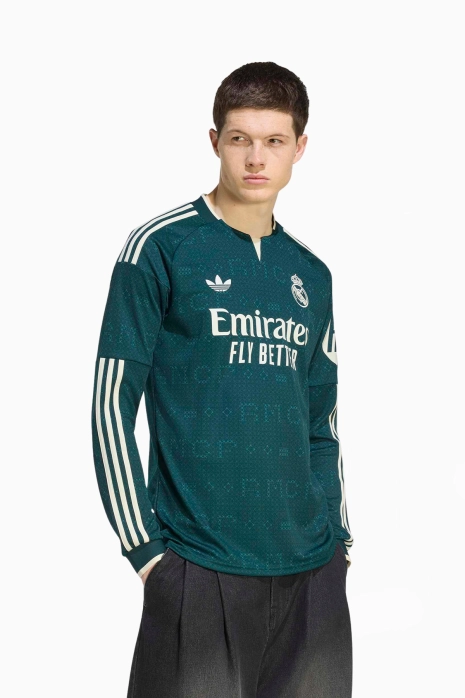 Langärmliges Shirt adidas Originals Real Madrid 26/27 Away Replica - Grün