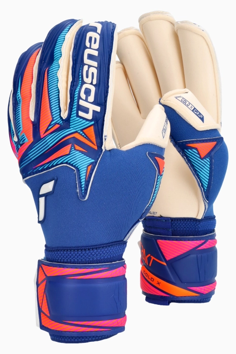 Rękawice Reusch Attrakt Gold X Roll Finger - Niebieski