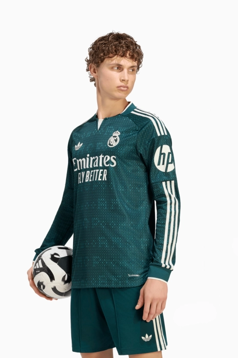 Langärmliges Shirt adidas Real Madrid 26/27 Away Authentic - Grün