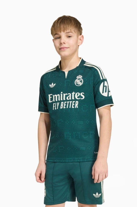 adidas Originals Real Madrid 26/27 Away Trikot Replica Junior - Grün