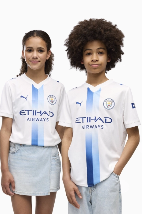Tricou Puma Manchester City 26/27 Treilea Replica Junior - Alb