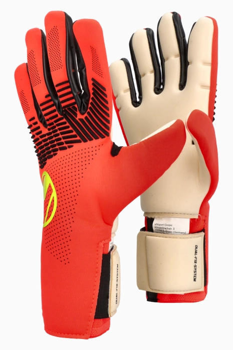 Brankárske rukavice Uhlsport FM ZNE Absolutgrip HN Fit - Červená