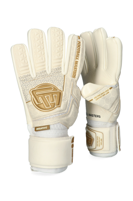 Rękawice Football Masters Voltage White Gold Contact Grip 4 MM NC V 3.0 Junior