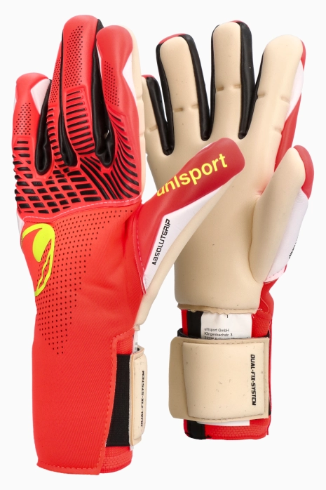 Brankárske rukavice Uhlsport Fangmaschine Absolutgrip HN - Oranžová