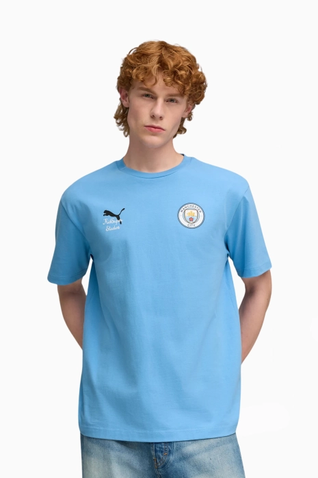 Tričko Puma x KidSuper Manchester City 25/26 Graphic Tee - Modrý
