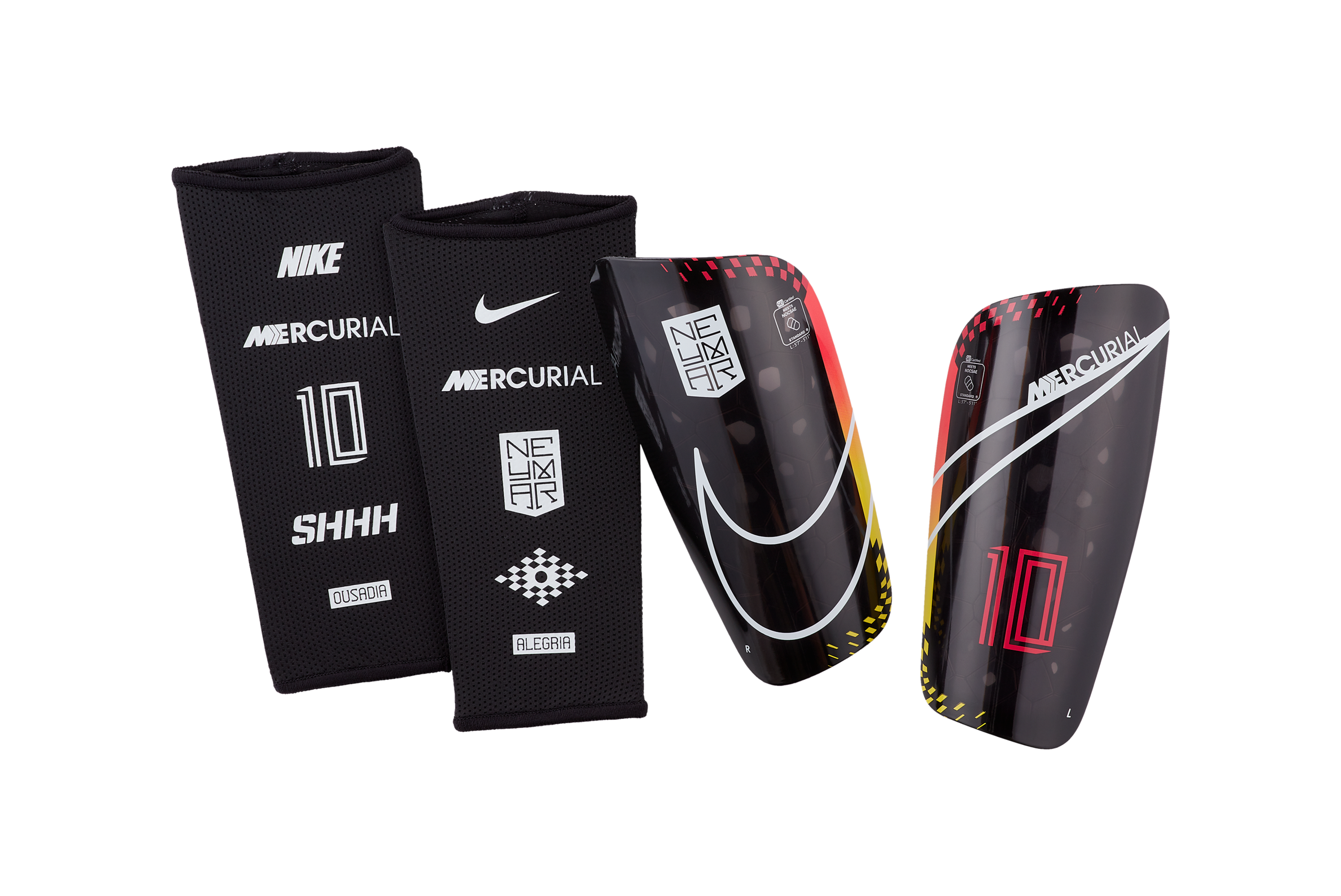 nike mercurial neymar shin pads