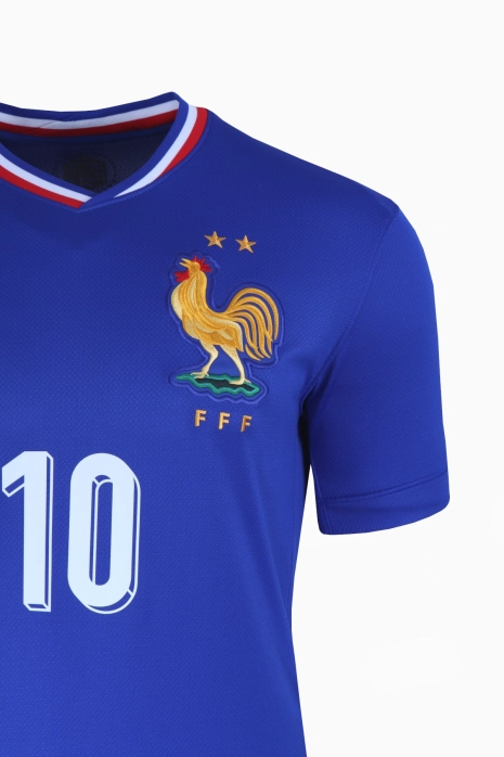 Tricou Nike France 2024 Home Stadium Mbappé 10 - Albastru