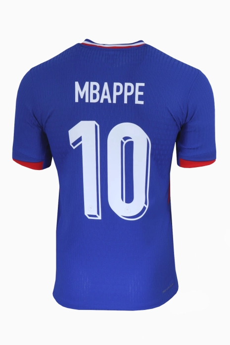 Majica kratkih rukava Nike France 2024 Domaća Match Mbappé 10 - Plava