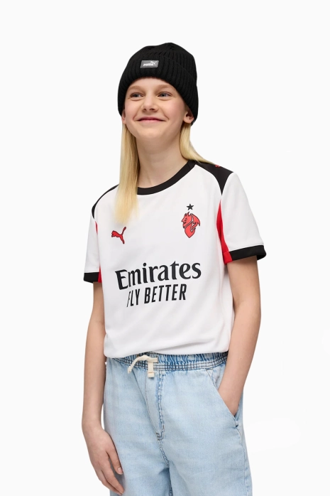 Koszulka Puma AC Milan 25/26 Wyjazdowa Replica Junior - Biały