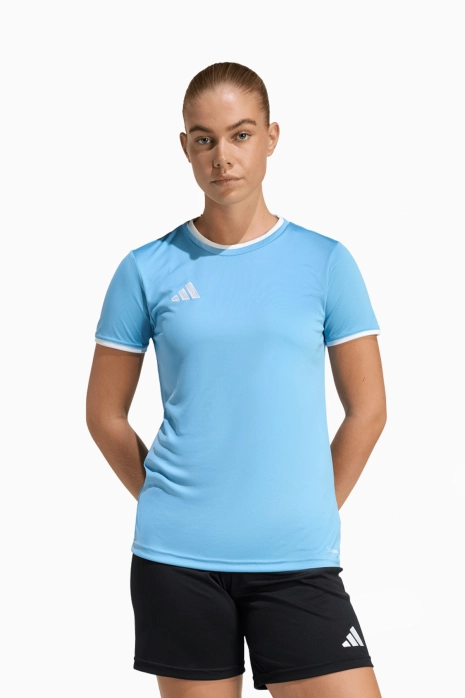 Koszulka adidas Entrada 26 Damska - Błękitny