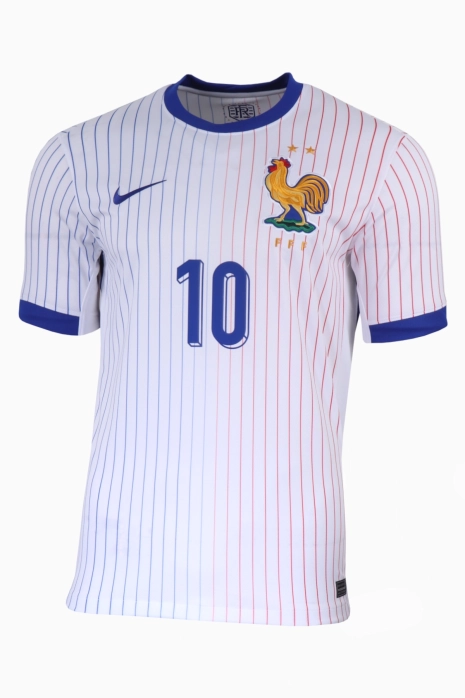 T-Shirt Nike France 2024 Away Stadium Mbappé 10 - White