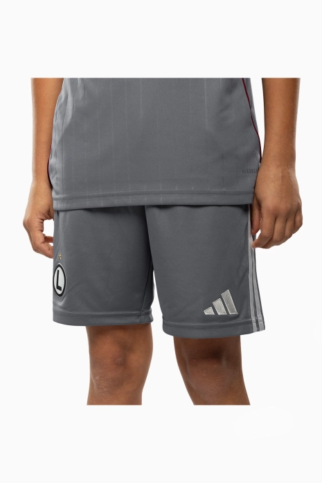 Football Shorts adidas Legia Warsaw 25/26 Third Junior - Gray