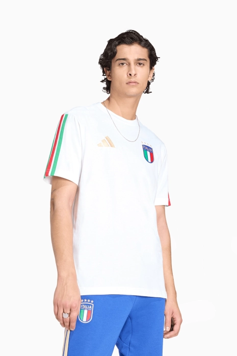 Tricou adidas Italia 2026 DNA Tee - Alb | Magazin de fotbal