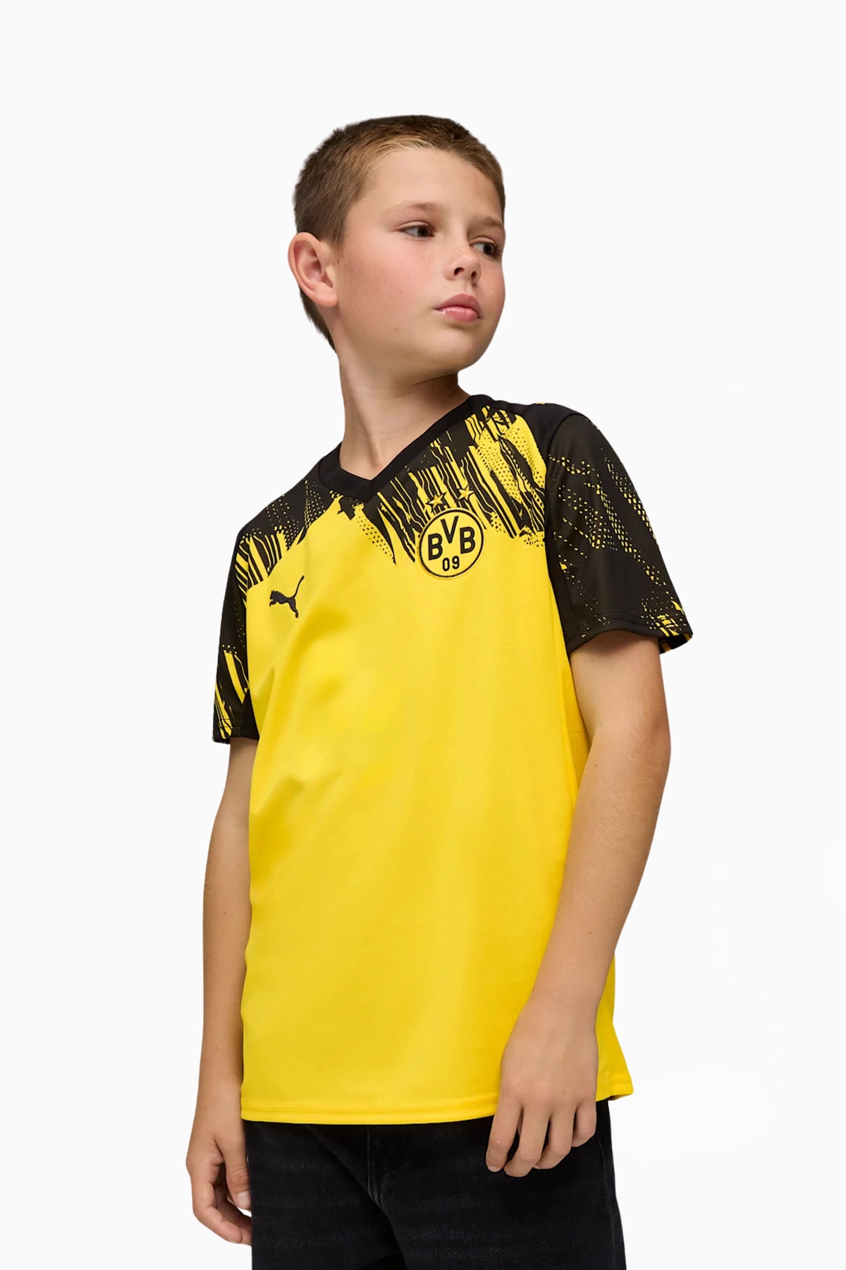 Tričko Puma Borussia Dortmund 25/26 Home Replica Junior - žlutá