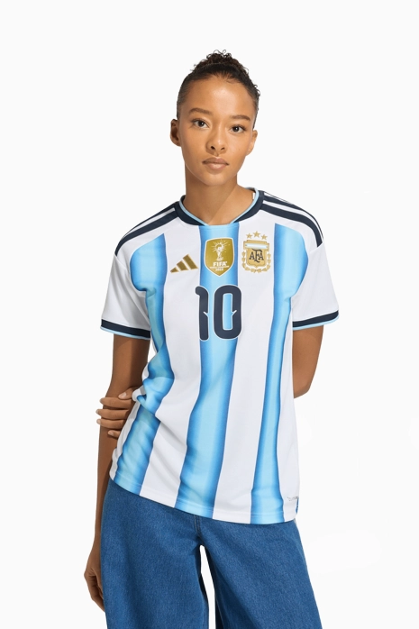 T-Shirt adidas Argentina 2026 Home Replica Messi 10 for women