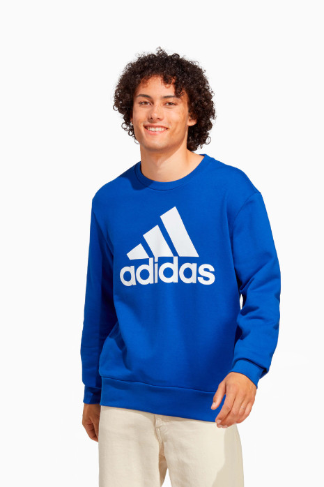 Uzun kollu üst adidas Essentials Big Logo - Mavi