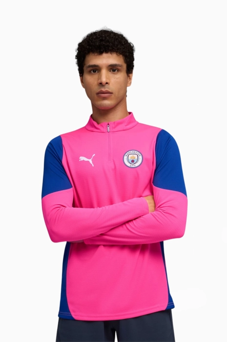 Puma Manchester City 25/26 Training 1/4 Zip Top Sweatshirt - Pink
