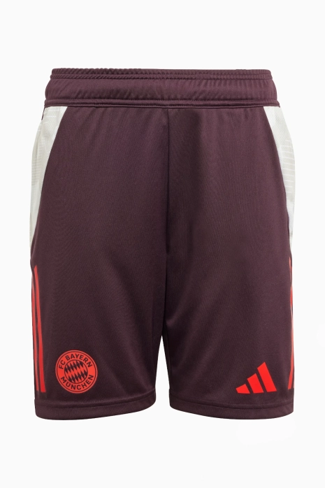 adidas FC Bayern 24/25 Training Shorts Junior - Rotwein