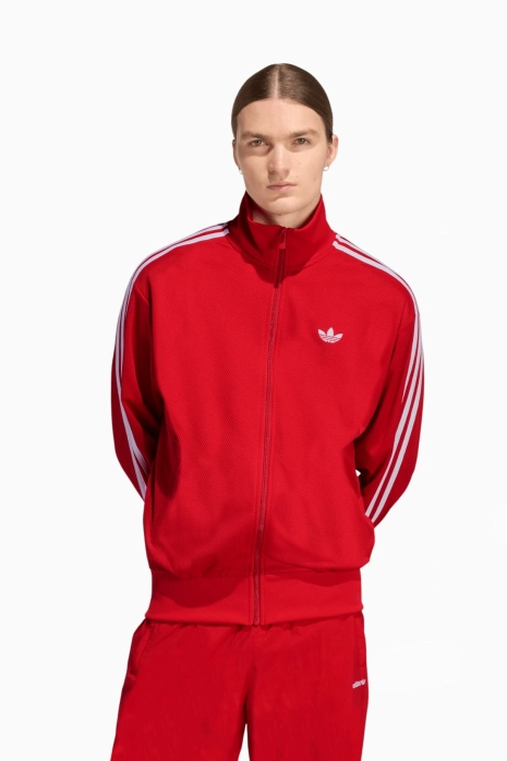 Кофта adidas Firebird Adicolor Mesh Track Top - червоний