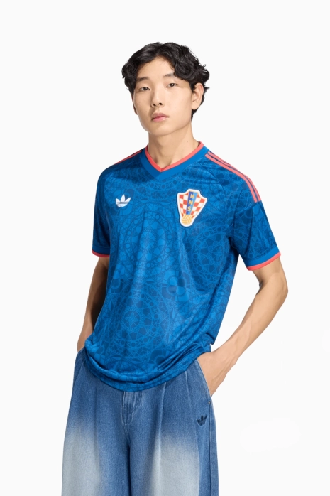 Tricou adidas Originals Croatia 2026 Away Replica - Albastru