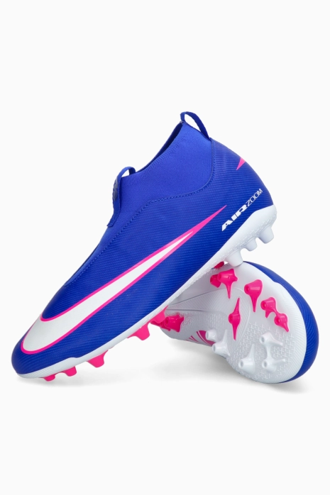 Бутси Nike Zoom Mercurial Superfly 10 Academy AG Junior - синій