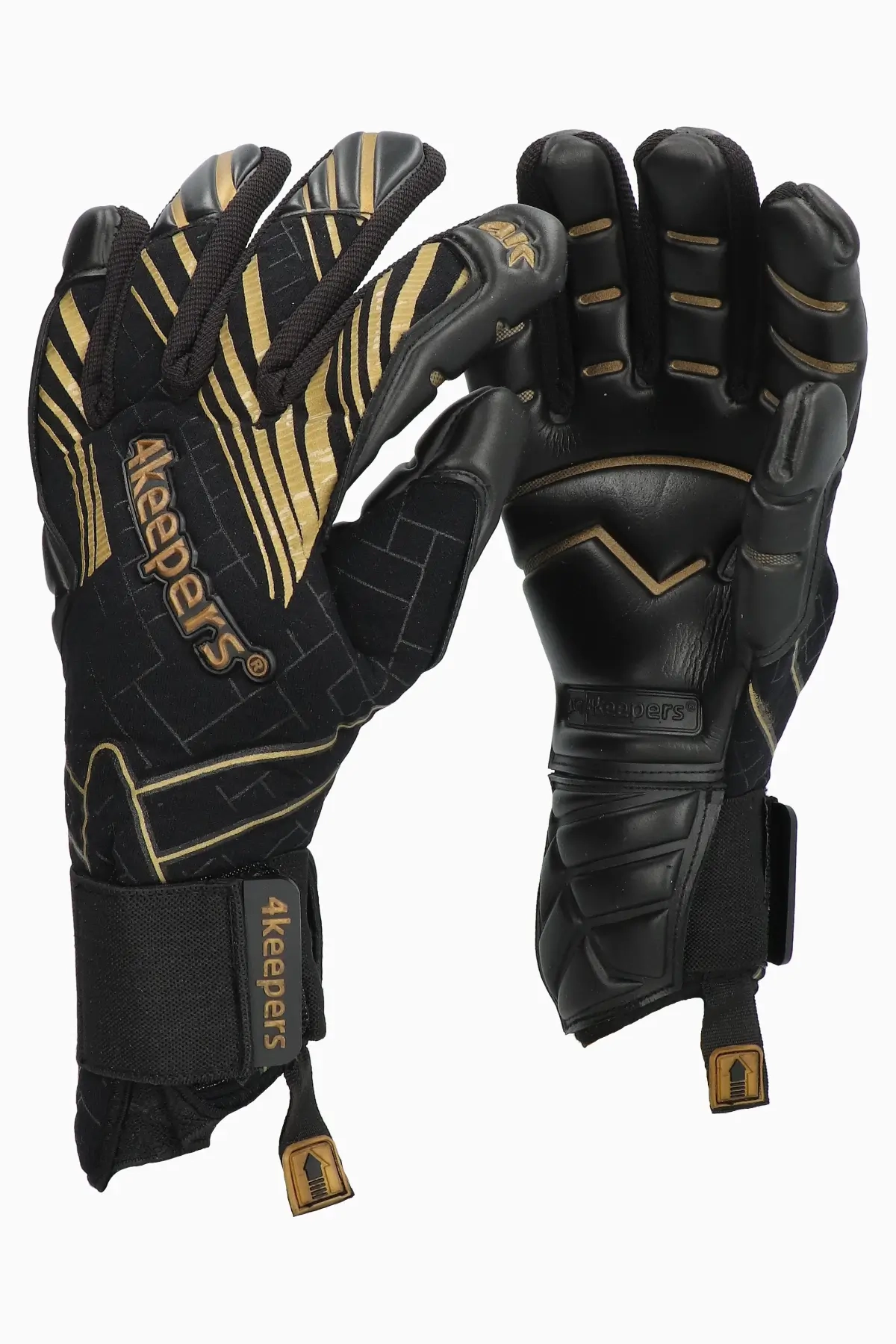 Goalkeeper Gloves 4keepers Soft Onyx NC - Black