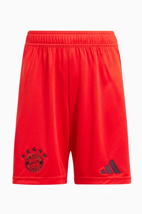 Rövidnadrág adidas FC Bayern 24/25 Home Gyerek - Piros