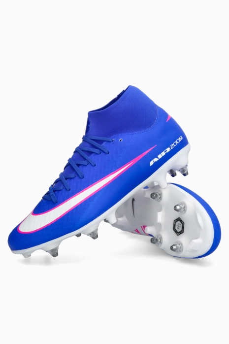 Бутси Nike Zoom Mercurial Superfly 10 Academy SG-Pro AC - синій