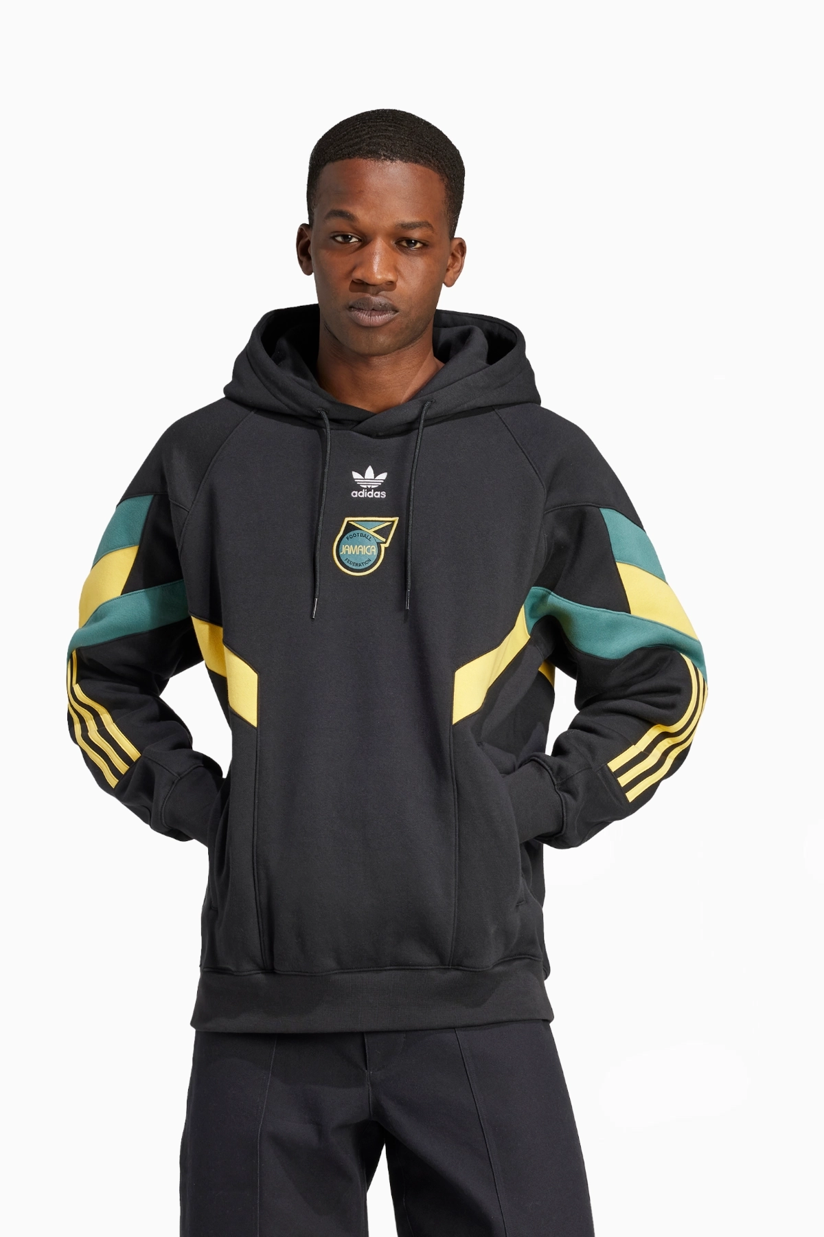 Кофта adidas Ямайка 2024 Originals - чорний | Футбольне взуття
