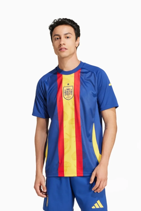 Koszulka Reprezentacji Hiszpanii adidas 2024 Pre-Match - Multikolor