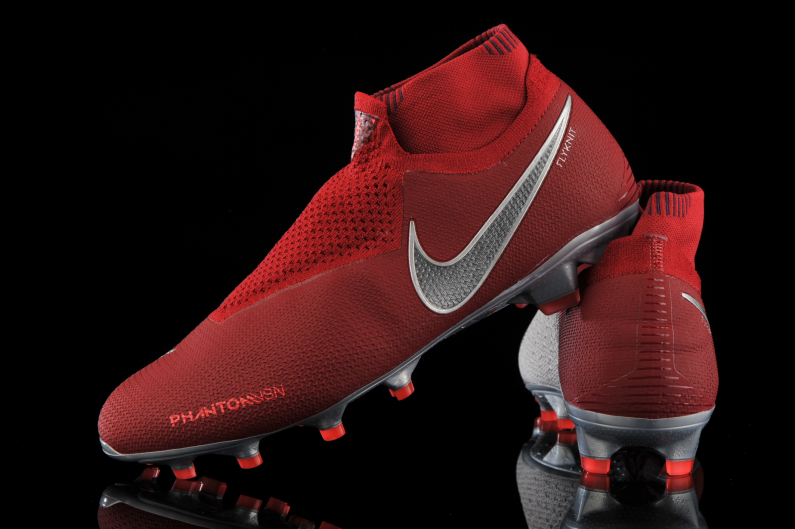 Nike Phantom VSN Elite DF FG Crimson 12 Shoes .com