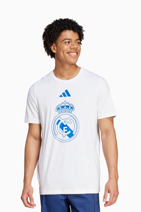 Κοντομάνικη Μπλούζα adidas Real Madrid 24/25 DNA Graphic Tee - άσπρο