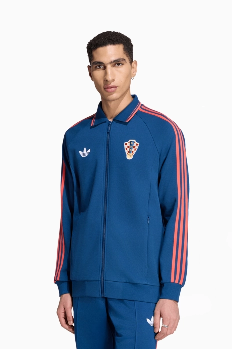 Bluza Reprezentacji Chorwacji adidas Originals Anthem - Granatowy