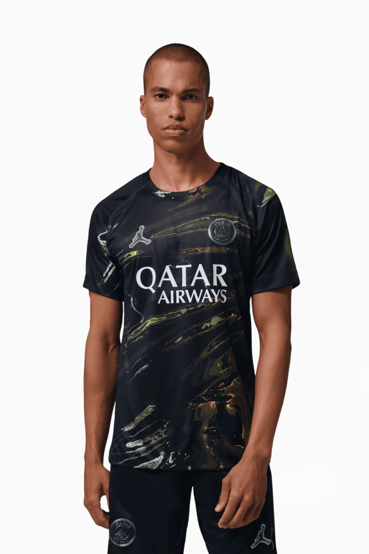 Футболка Nike PSG x Jordan 25/26 Night Edition Stadium - чорний