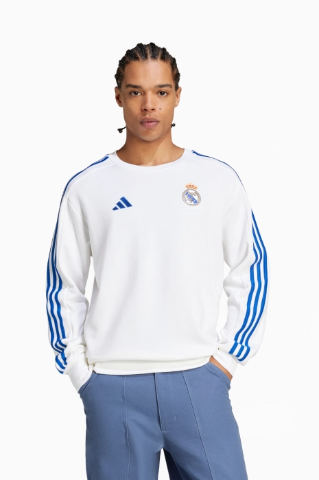 adidas Real Madrid 24/25 DNA Sweatshirt Jacke - Weiß