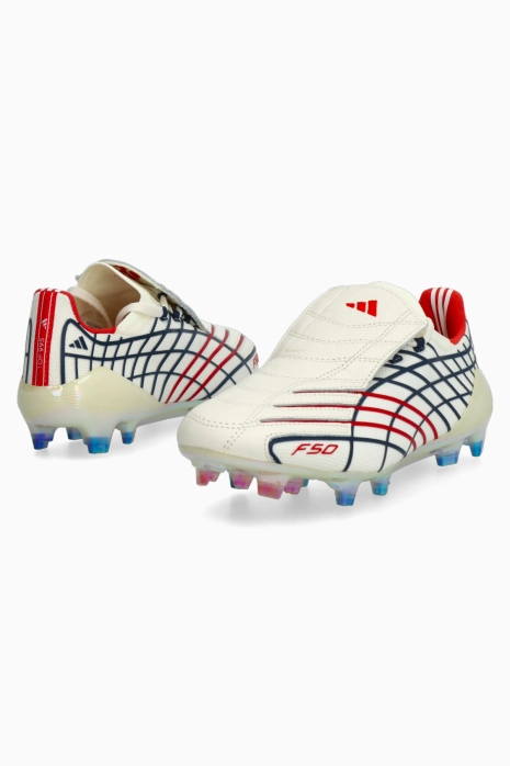 Ghete de fotbal adidas x Unisport F50 Elite Spider FG - Alb