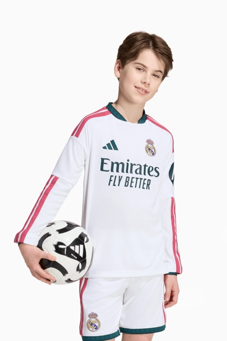 Long-sleeve shirt adidas Real Madrid 26/27 Home Replica Junior - White