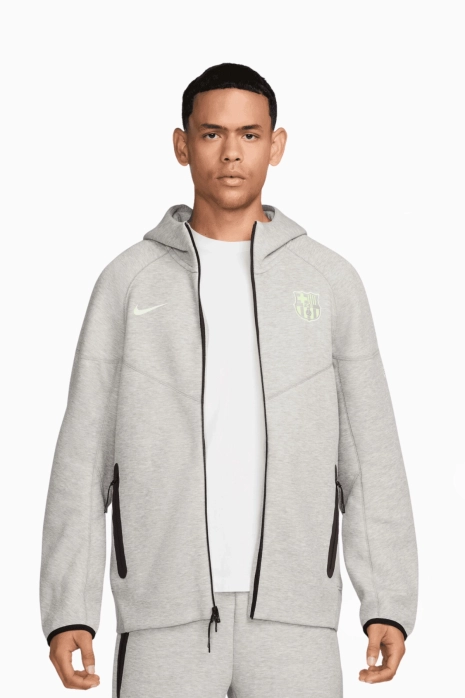 Nike FC Barcelona 24/25 Tech Fleece Windrunner Hoodie - Gray