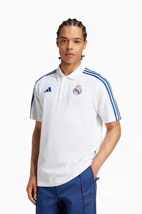 T-Shirt adidas Real Madrid 24/25 DNA Polo - White