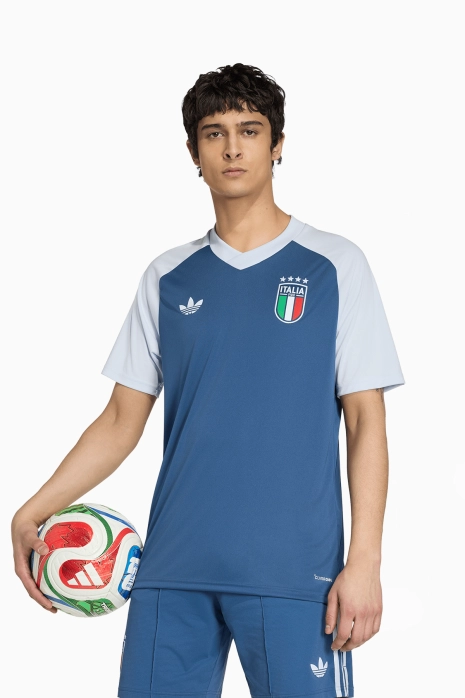 Тениска adidas Originals Италия 2026 Pre-Match - син