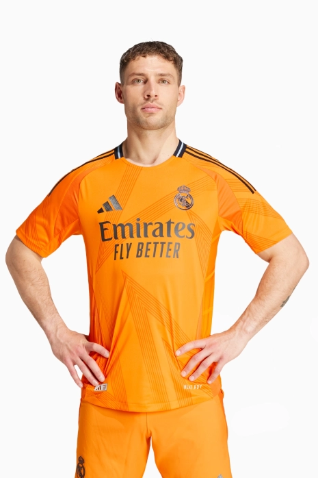 Majica adidas Real Madrid 24/25 V gosteh Authentic - Oranžna