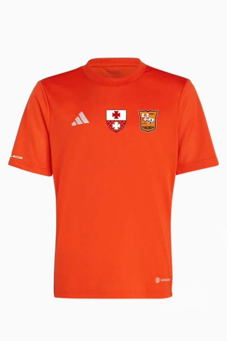Koszulka treningowa adidas Concordia Elbląg Junior - Pomarańczowy