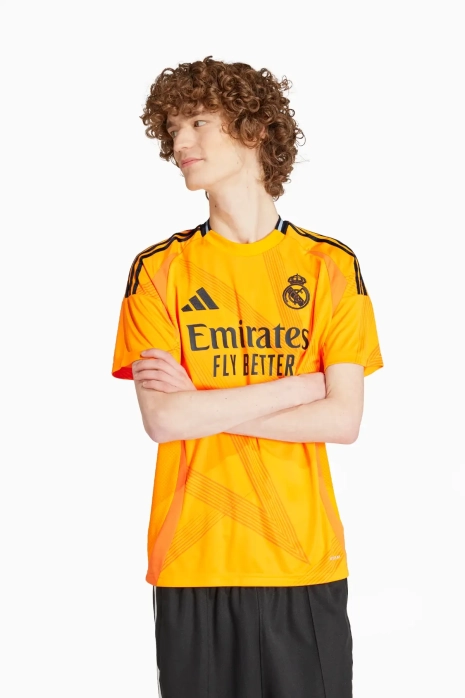 Ποδοσφαιρική Φανέλα adidas Real Madrid 24/25 Away Replica - πορτοκάλι