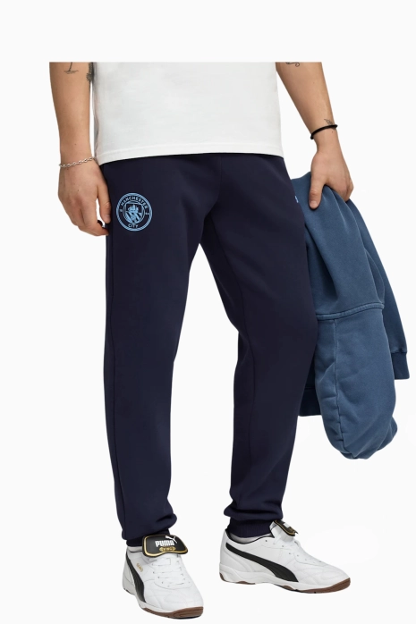 Штаны Puma Manchester City 25/26 FtblEssentials - темно-синий