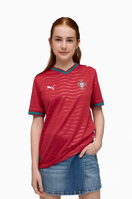Tričko Puma Portugalsko 2026 Home Replica Junior - Červené