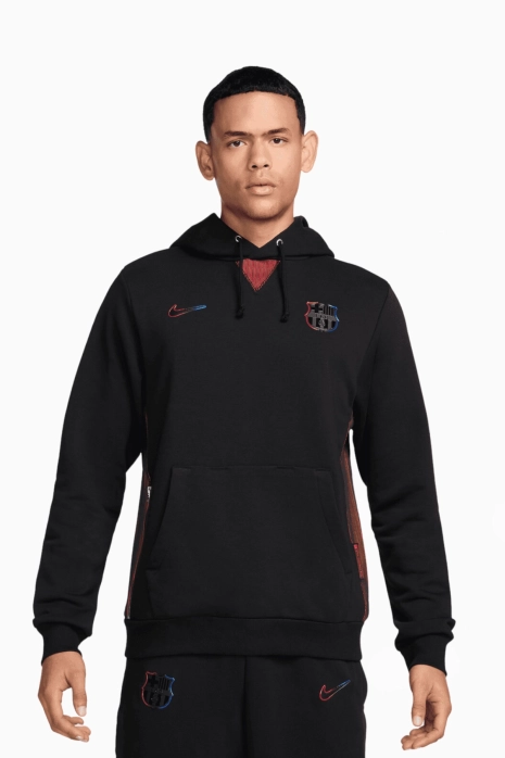 Nike FC Barcelona 24/25 Standard Issue Hoodie - Black