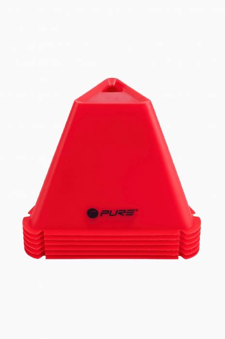 Training Cones Pure2Improve Triangle (6pcs.) - Red